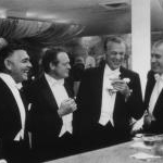 Clark Gable, Van Heflin, Gary Cooper et James Stewart