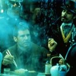 Harrison Ford et Edward James Olmos dans Blade Runner (1982) de Ridley Scott