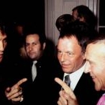 Elvis Presley, Joe Esposito, Frank Sinatra et Fred Astaire