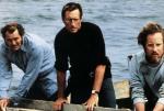 avec Robert Shaw et Richard Dreyfuss dans Jaws (1975) de Steven Spielberg