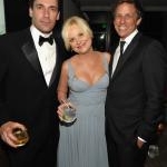 Jon Hamm Amy Poehler et Seth Meyers