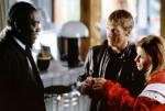 avec Yaphet Kotto et Denis Leary sur le tournage de Two If by Sea (1996) de Bill Bennett