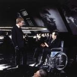 Peter Sellers et Stanley Kubrick sur le tournage de Dr. Strangelove or: How I Learned to Stop Worrying and Love the Bomb (1964)