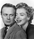 avec Marilyn Monroe, photo promotionnelle pour le film Don't Bother to Knock (1952) de Roy Ward Baker