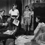 Shadow of a Doubt (1943) : Joseph Cotten, Edna May Wonacott, Charles Bates et Teresa Wright