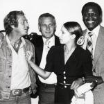 Steve McQueen, Paul Newman, Barbra Streisand et Sidney Poitier en 1972
