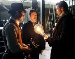 avec David Bowie et Hugh Jackman dans The Prestige (2006) de Christopher Nolan