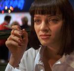 est Mia Wallace dans Pulp Fiction (1994) de Quentin Tarantino