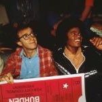 Woody Allen en compagnie de Michael Jackson