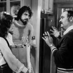 avec James Brolin et le réalisateur Stuart Rosenberg sur le tournage de The Amityville Horror  (1979) aka Amityville, la Maison du Diable