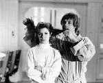 avec Mark Hamill sur le tournage de Star Wars: Episode IV - A New Hope (1977) de George Lucas