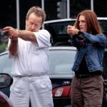 avec Julianne Moore sur le tournage de Hannibal (2001)