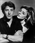avec Dustin Hoffman, photo promotionnelle de The Graduate (1967) de Mike Nichols