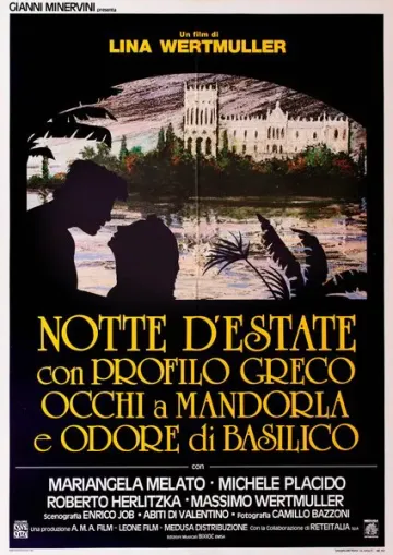 NOTTE D'ESTATE CON PROFILO GRECO, OCCHI A MANDORLA E ODORE DI BASILICO