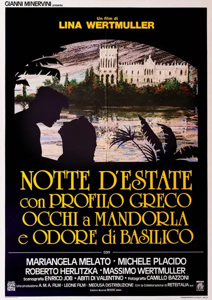 NOTTE D'ESTATE CON PROFILO GRECO, OCCHI A MANDORLA E ODORE DI BASILICO